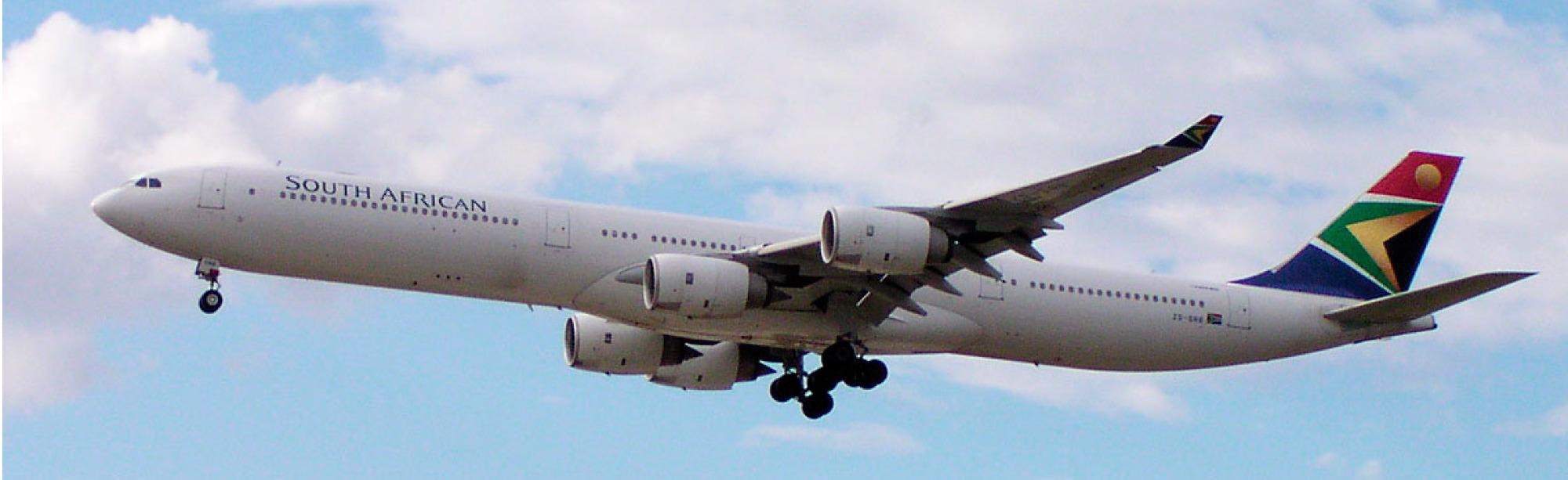 The Airbus A340 aircraft.