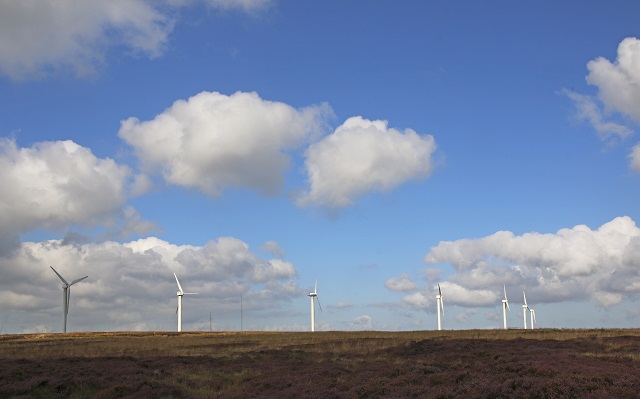 The 23 turbines of Ovenden Moor wind farm are supplying sustainable clean, green power and have now been doing for over 15 years.
