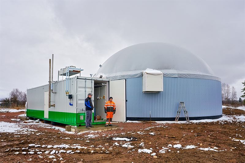 Filling Up with Biogas at the Vuorenmaa Dairy Farm