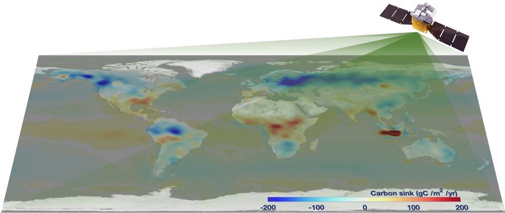 Chinese Satellite TanSat Observes and Reports Global Net Carbon Emissions.