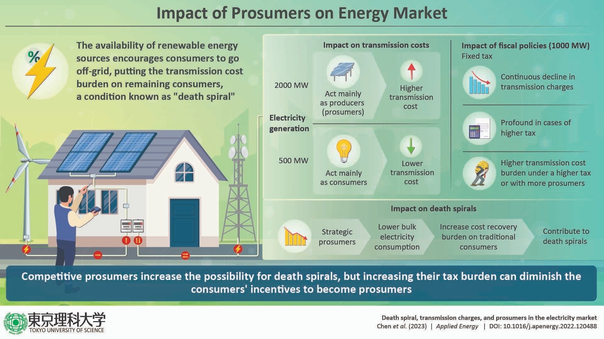 Do Prosumers Affect Transmission Charge and Market Outcomes?