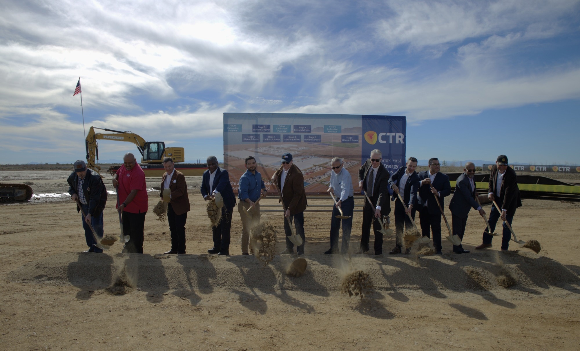 CTR Breaks Ground on the Lithium Valley Campus With Its First $1.85 Billion Clean Lithium and Power Development.