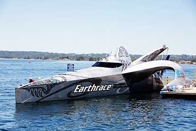Spaceage Boat, Earthrace, Joins Sea Shepherd in Fight Against Japanese Whaling in Antarctic