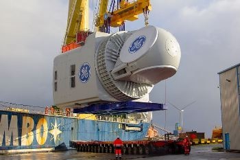GE’s Haliade-X 12 MW Nacelle, the World’s Most Powerful Offshore Wind Turbine, Arrives in the UK for Testing