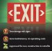 Environmentally Friendly Exit Signs Use No Electricity and No Radioactive Material