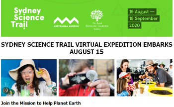 Sydney Science Trail Virtual Expedition Embarks August 15