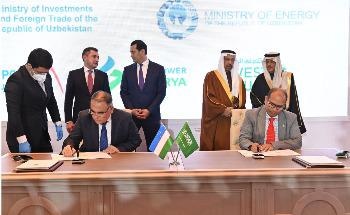 The Ministry of Energy and ACWA Power Achieve Momentous Milestones as Uzbekistan Enhances its Clean Energy Capacity