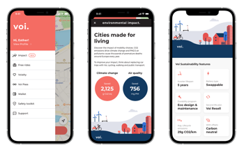 Voi Launches Industry-First Environmental Impact Dashboard to Riders Can Choose Sustainable Travel