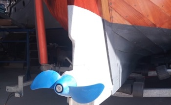 Scottish Boatbuilder Using WEST SYSTEM® Epoxy to Embed Electric Propulsion into Traditional Rudders
