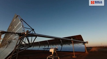 Time-lapse of a Kipp & Zonen SOLYS 2 sun tracker at a concentrating solar power plant